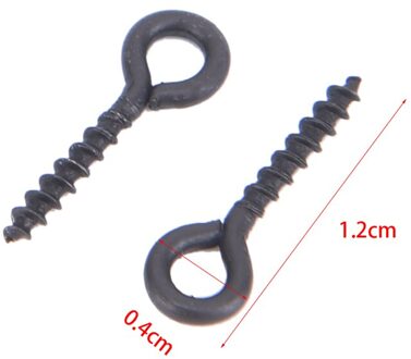 10/20Pcs Boilie Schroef Peg Met Ring Swivel D-Rig Chod Rig Terminal Tackle Bait Houder Schroef karpervissen Accessoires 20stk