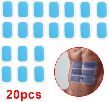 10/20Pcs EMS Abdominal Muscle Gel Pads High Adhesion Inirritative Mat Gel Patch Replacement For Abdominal Training Device
