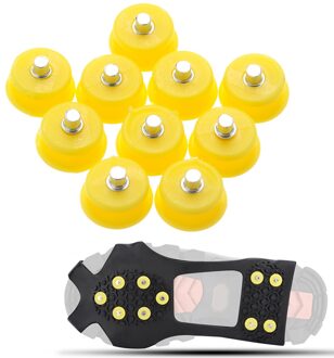 10/20Pcs Tanden Nail Voor Ice Sneeuw Klimmen Stijgijzers Spike Winter Outdoor Anti-Slip Schoen Grijpers Spikes vervanging Ice Gripper 20 stk
