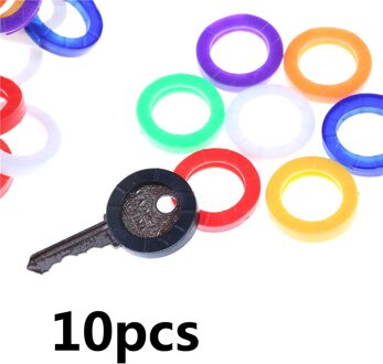 10/24/32Pcs Multi Kleur Sleutel Covers Hollow Rubber Soft Key Sloten Sleutels Cap Topper Sleutelhanger Key case Gemakkelijke Identificatie Van Deur Sleutel 10stk
