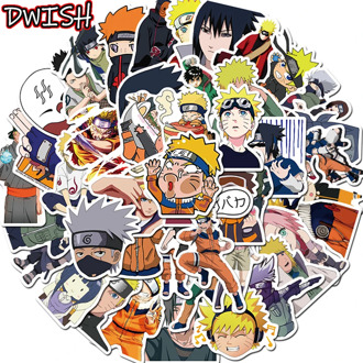 10/30/50pcs/Pack Cartoon NARUTO Anime Stickers Waterproof Skateboard Motorcycle Guitar Luggage Bicycle Graffiti Sticker Kids Toy