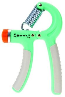 10-40g heavy grips hand grijpers Verstelbare Hand Exerciser Pols Krachttraining fitness apparatuur hand exerciser Groen