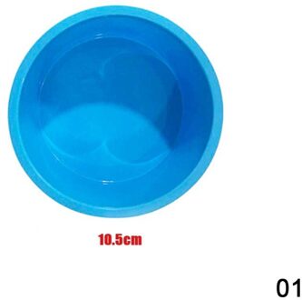 10.5/16.5Cm Siliconen Cakevorm Ronde Vorm Bakken Formulieren Mold Keuken Bakvormen Diy Desserts Mousse Cake Moulds Bakken pan Gereedschap 10.5cm blauw
