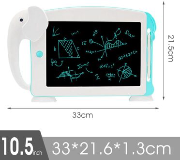 10.5 Inch Lcd Schrijven Tablet Digitale Elektronische Tekening Schrijfbord Schilderij Tekening Tablet Doodle Pad 6Pcs Kaarten 10.5duim wit kleur