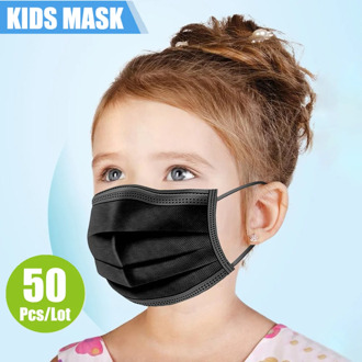 10/50/100/200pcs Kids Children's Mask Disposable Protective Face Masks Dustproof Mouth Mask for Kids Health Elastic Child Mask