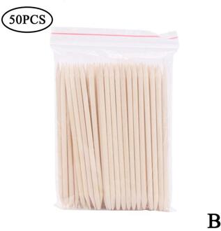 10/50/100 Stuks Nagels Oranje Stokken 11.4Cm Hout Cuticle Art Voor Manicure Pusher Pusher Voor Nagels remover Nail Set I4Q6 B