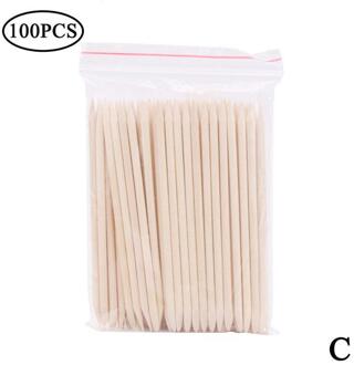 10/50/100 Stuks Nagels Oranje Stokken 11.4Cm Hout Cuticle Art Voor Manicure Pusher Pusher Voor Nagels remover Nail Set I4Q6