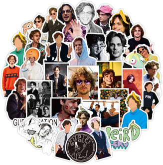 10/50pcs American Actor Matthew Gray Gubler Graffiti Stickers DIY Luggage Phone Guitar Laptop Waterproof Stationery Sticker Toy