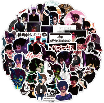 10/50PCS Corpse Husband Stickers Laptop Guitar Luggage Fridge Skateboard Car Bike Wateproof Cool Sticker Decal Kids Classic Toys