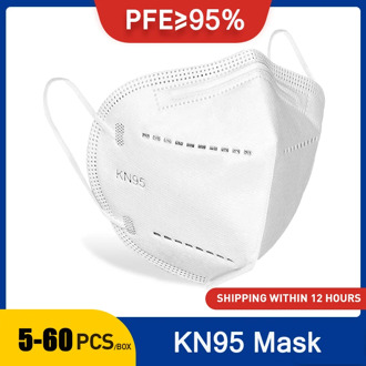10-60 Pcs FFP2 Mask Protective Face Mask KN95 Masks masque Mouth PM2.5 Breathable 95% Filtration maske Dust mascarillas маска