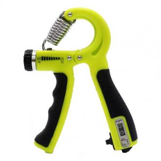 10-60Kg R-Vorm Grip Verstelbare Hand Grip Sport Sterkte Telbare Oefening Strengthener Lente Pinch Carpaal Licht Groen