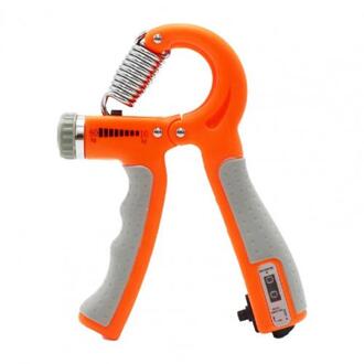 10-60Kg R-Vorm Grip Verstelbare Hand Grip Sport Sterkte Telbare Oefening Strengthener Lente Pinch Carpaal Oranje