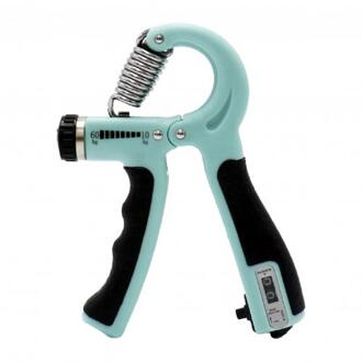 10-60Kg Verstelbare Tellen Handgreep Fitness Hand Exerciser Grijper Vinger Pols Enhancer Lente Vingerknelbeveiliging Carpaal Expander lucht blauw