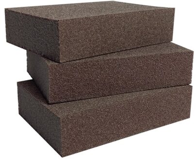 10*7*2.5Cm Carborundum Spons Borstel Keuken Wassen Tool Roest Verwijderen Cleaner Household Cleaning Tools Schuren pads 3stk