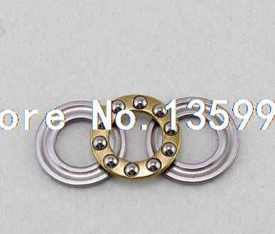 (10) 7x14.5x5.5mm F7-14.5M Axiaalkogelkop Miniatuur Druklager 3-Parts