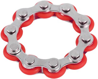 10 Bit Fietsketting Stress Relief Speelgoed Autisme Stress En Angst Relief Speelgoed Fidget Speelgoed Decompressie Speelgoed Антистресс Для Рук licht grijs