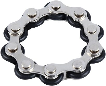 10 Bit Fietsketting Stress Relief Speelgoed Autisme Stress En Angst Relief Speelgoed Fidget Speelgoed Decompressie Speelgoed Антистресс Для Рук Licht Rood