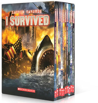 10 Books Lauren Tarshis I Survived Disaster Historical Novels Children English Picture Stories Reading Book