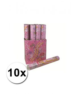 10 Bruiloft Confetti Shooters 40 Cm - Confetti