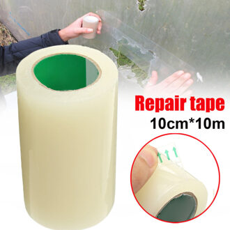 10 cm * 10 m Kas Film Reparatie Tape Patch Extra Strong Clear UV Kas Polyethyleen Permanente Reparatie Tape Clear kleur