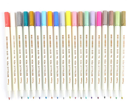 10 Color Metal Marker Pen Metal Permanent Paint Marker Waterproof DIY Design Album Stationery Art Painting Drawing Art Supplies