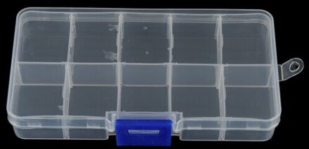 10 Compart Mentsfishing Tackle Box Voor Vissen Accessoires Vissen Lokken Haak Aas Opslag 1Pcs Verstelbare Plastic
