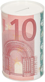 10 eurobiljet spaarpot 13 cm - Spaarpotten Multikleur