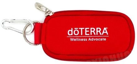 10 Flessen Etherische Olie Opbergtas Draagtas Draagbare Reizen Houder Case 2Ml Pouch Organizer Rangement Rits Zak rood