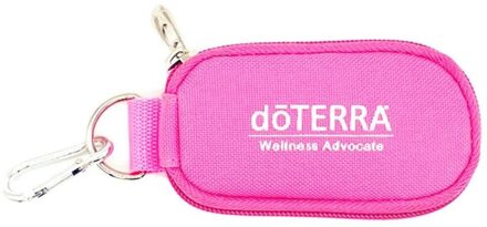 10 Flessen Etherische Olie Opbergtas Draagtas Draagbare Reizen Houder Case 2Ml Pouch Organizer Rangement Rits Zak roze