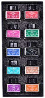 10 Flessen Kleurrijke 15 Ml Refill Inkt Voor Bijvullen Inkt Dip Pen Briefpapier School