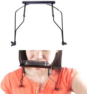 10 Gaten Metal Black Harmonica Hals Holder Verstelbare Mond Orgel Stand Harmonica Harp Rack