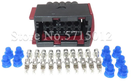 10 Hole 1-967240-1 Auto Headlights Lamp Connector Car Headight Light Socket With Terminals And Seals For Buick Peugeot