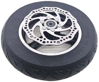 10 Inch 10X2.50 Elektrische Scooter Wielen 10X2.50 Met Schijfrem En Met Wiel Hub Schijfrem Set Hollow Solid Band