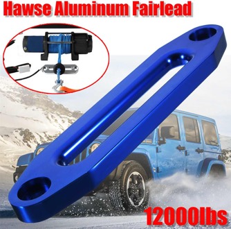 10 inch 12000lbs Hawse Aluminium Fairlead Voor Lier Kabel Touw Gids ATV Offroad 4WD