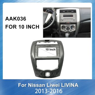 10 Inch Auto Radio Fascia Frame Mount Kit Trim Panel Voor Nissan Livina Autoradio Auto Multimedia fascia