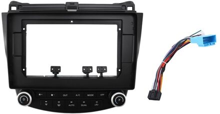 10 Inch Auto Radio Fascia Stereo Panel Dash Auto Dvd Frame Met Kabelboom Voor Honda Accord 7Th 2004-2007