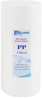 10-Inch Hele Huis Pp Smelt Geblazen Grote Blauwe Water Filter 4.5 "Dia. X 10" Sediment Cartridges 5 Micron - 1 Pack