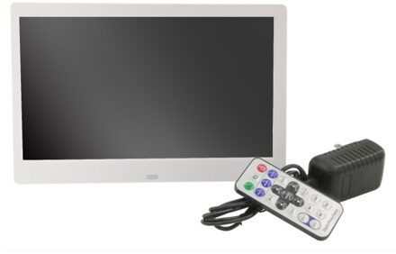 10 Inch High Definition 1024X600 Lcd-scherm Digitale Fotolijst Elektronisch Album Foto Muziek Film Mult-Media speler wit