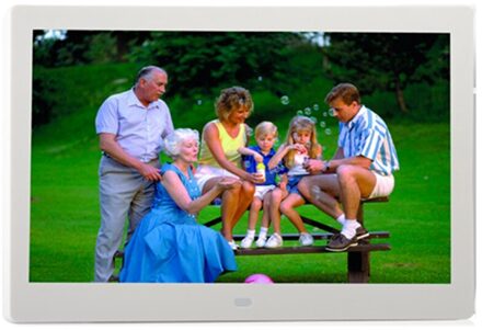 10 Inch Lcd Breedbeeld Digitale Fotolijst Elektronische Foto Video Speler Movie Album Display Fotolijst wit / US plug