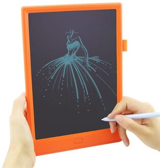 10-Inch Lcd Elektronische Tekentafel, Schrijven En Schilderen Draagbare Tekentafel, kinderen Student Handschrift Boord # G30 Oranje