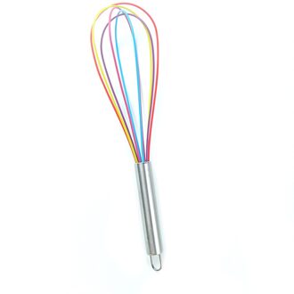 10 Inch Multicolor Eiklopper Ei Gereedschappen Keuken Premium Siliconen Garde Met Hittebestendige Non-stick Whisk Keuken Gadgets
