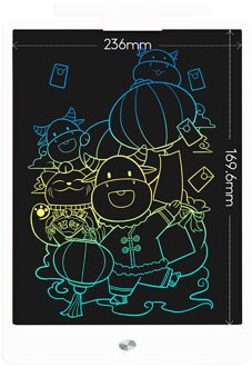 10 Inch Oplaadbare Tekentafel Anti-Val En Duurzaam Scherm Oogbescherming Tekentafel Kinderen Draagbare Tekentafel 10 duim kleur wit