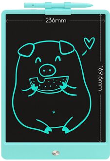 10 Inch Oplaadbare Tekentafel Anti-Val En Duurzaam Scherm Oogbescherming Tekentafel Kinderen Draagbare Tekentafel 10 duim single blauw