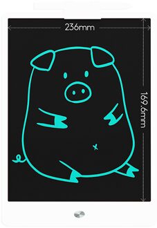 10 Inch Oplaadbare Tekentafel Anti-Val En Duurzaam Scherm Oogbescherming Tekentafel Kinderen Draagbare Tekentafel 10 duim single wit