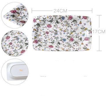 10 Inch, Real Bone China Ovale Vis Plaat, Pocelain Servier Platte Voor Diner, Ceramice Grote Plaat, keuken Vis Schotel, Buffet Schotel