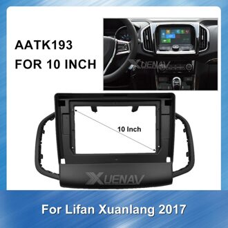 10 Inch Stereo Panel Dash Mount Trim Installatie Kit Frame Autoradio Fascia Frame Dash Panel Voor Lifan Xuanlang