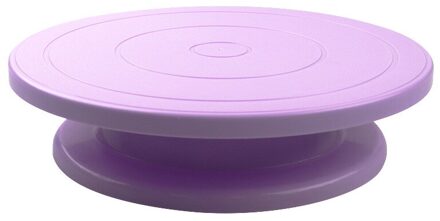 10 Inch Taart Draaitafel Bakvorm Diy Ronde Cake Draaitafel Broodjes Stand Decorating Gereedschap Gebak Benodigdheden Keuken Accessoires paars