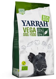 10 kg Yarrah dog biologische brokken vega baobab / kokosolie hondenvoer