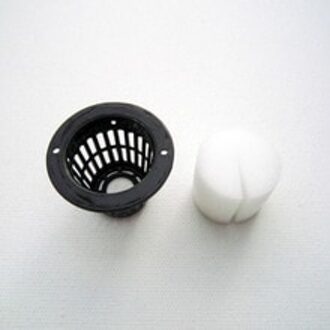 10 Mesh Pot Netto Mand W/ Clone Klonen Kraag Foam Inserts Hydrocultuur Aeroponic