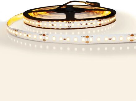 10 meter constant current led strip Premium - IP20 24V - 1 lange lengte - 1200 leds warm wit 2700K